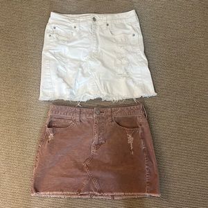 2 American Eagle Mini Skirts